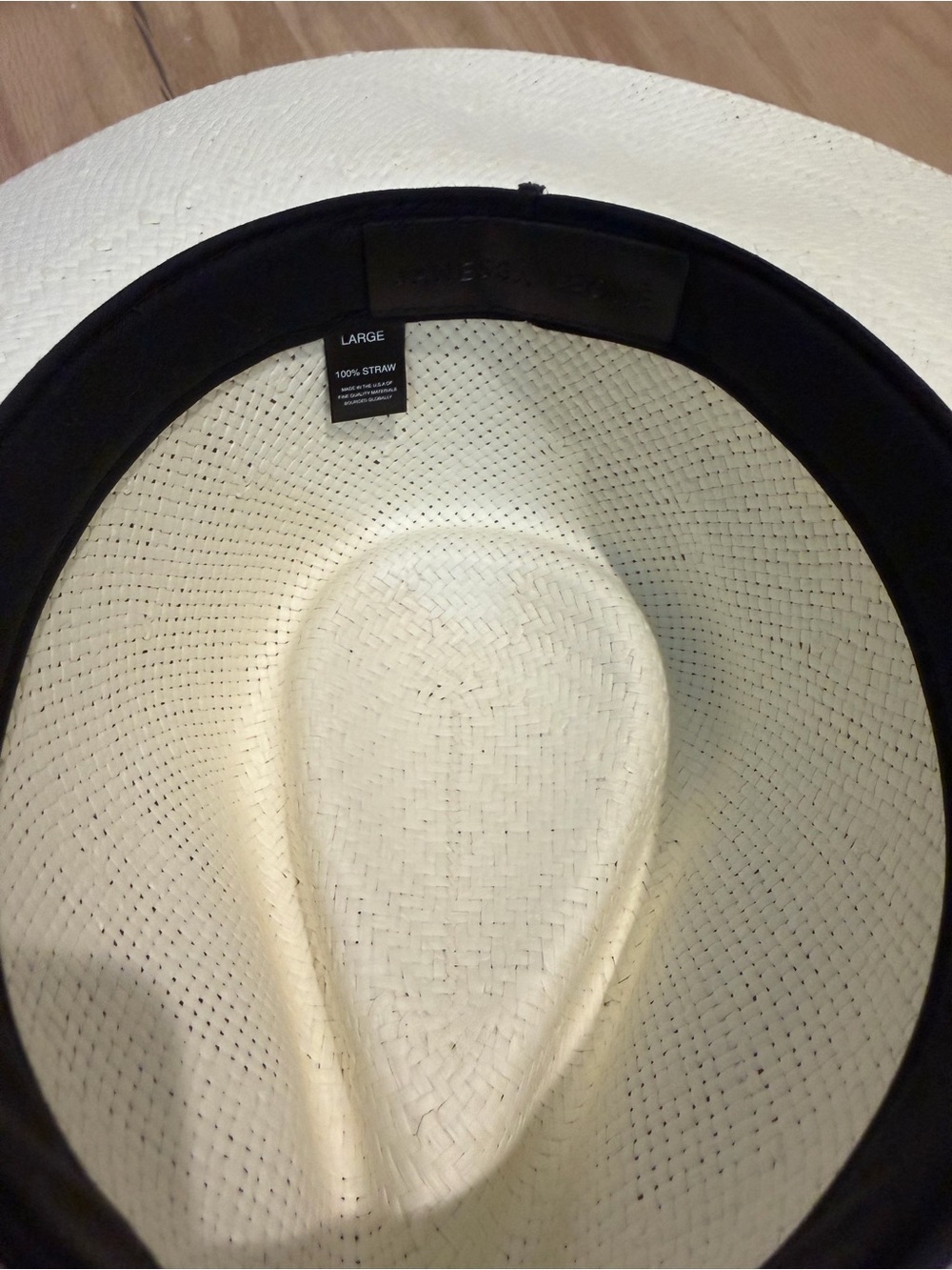 Janessa Leone Wide-Brim Hamilton Hat in White - Picture 7 of 7